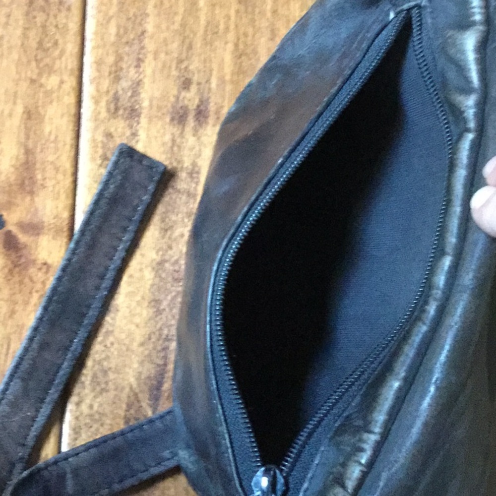 Leather fanny pack travel purse town boho cowgirl festival Coachella market - Picture 9 of 9